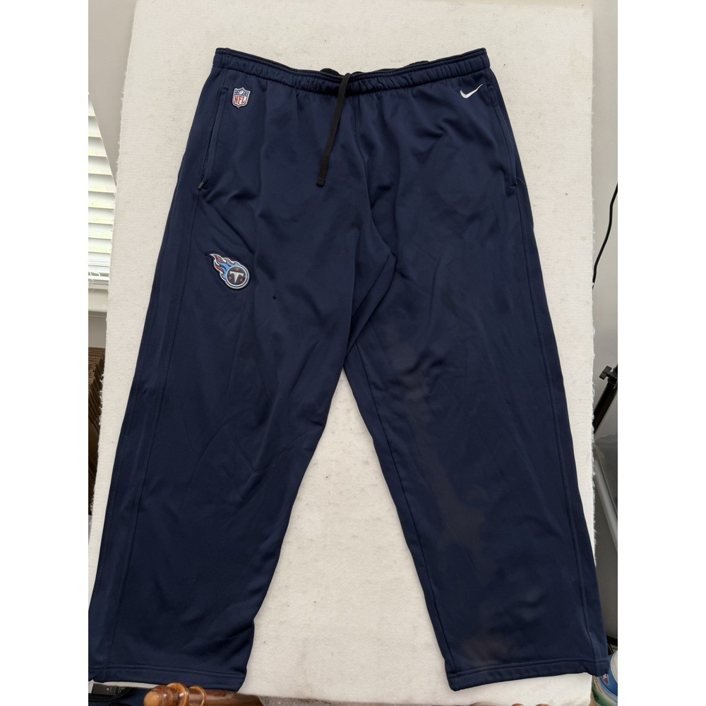 Tennessee Titans Sweatpants Mens 3XL Blue Team Issued Nike Dri Fit On Field RARE